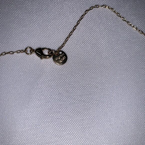 Marlyn Schiff Hexagon Shaped Pendent Necklace, Love With A Crystal In The Middle - Picture 4 of 8